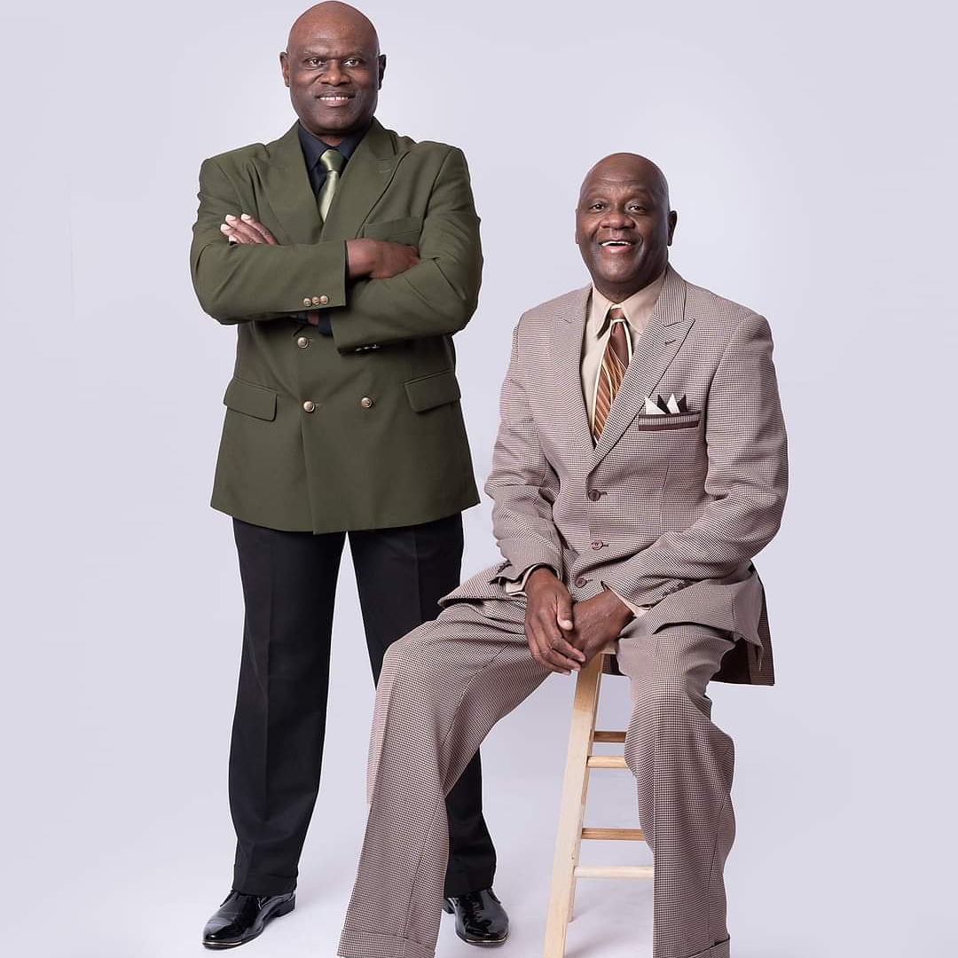 Determined gospel duo promotional portrait